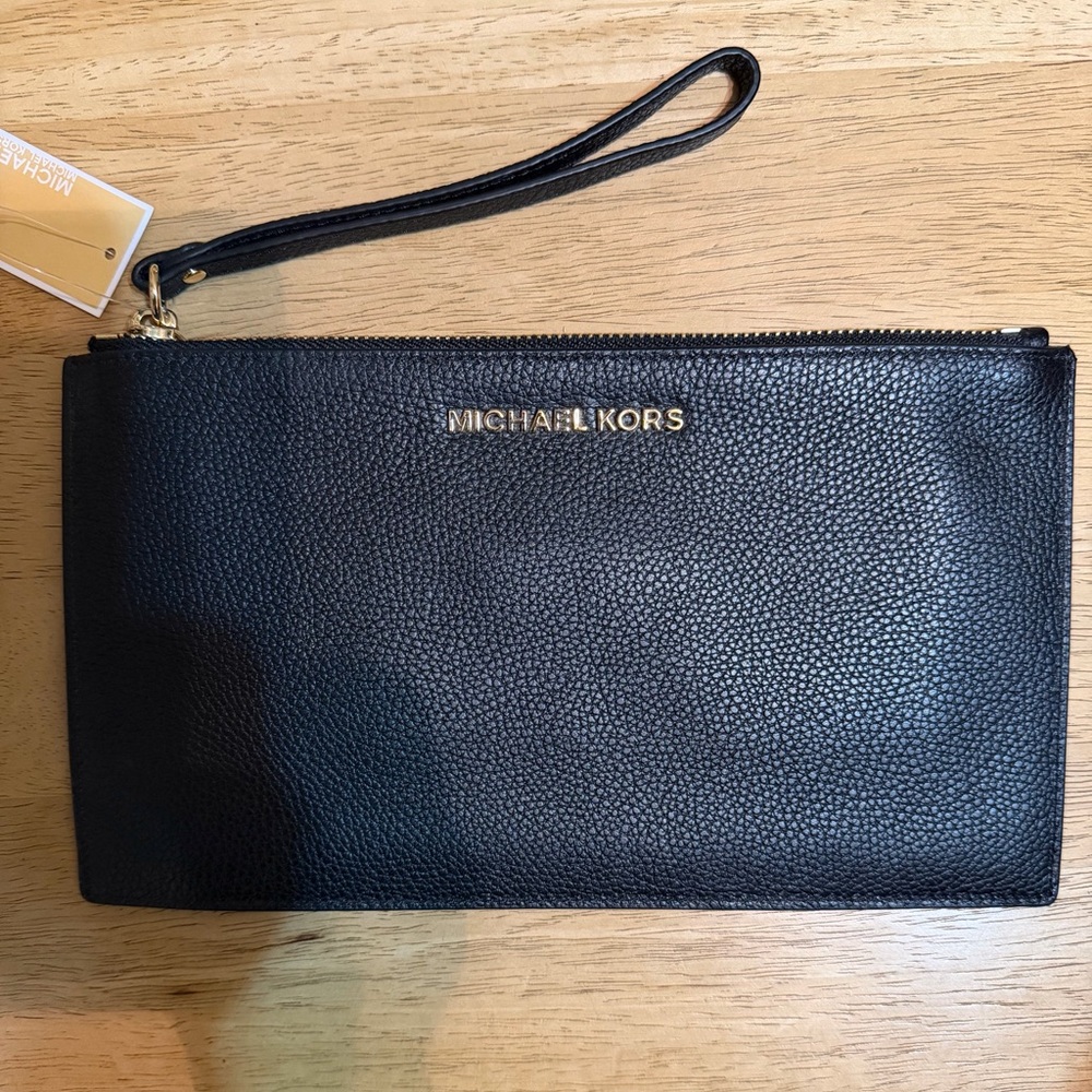 Michael Kors Jet Set Large Clutch Wristlet NWT